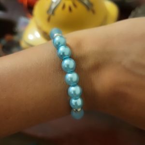 Tiffany blue and silver bracelet